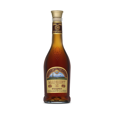 Коньяк «Марзпет 20» терпение превращается в совершенство.